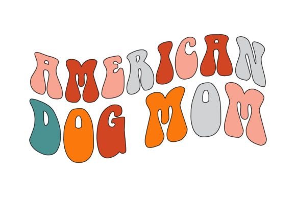 American Dog Mom Groovy Wavy SVG: Embroidery Review