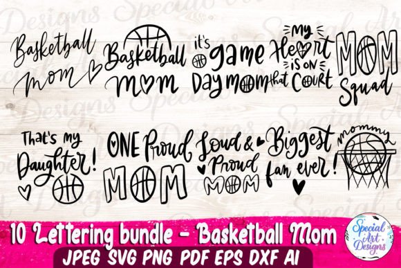 Basketball Mom Bundles Lettering SVG Review