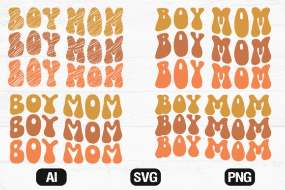 Boy Mom Retro Wavy SVG: An Embroidery Review