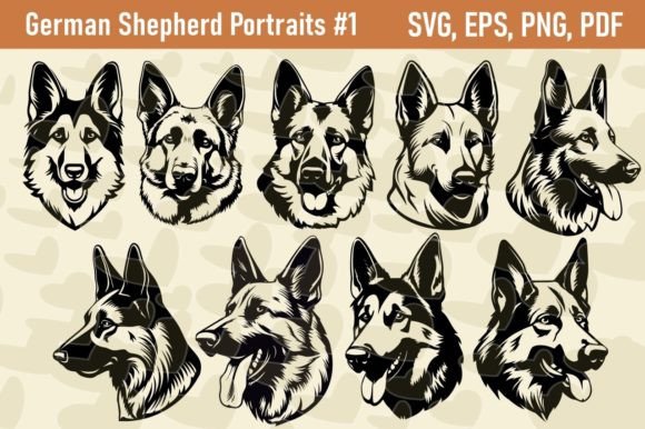 German Shepherd Dog Clipart Complete Set Review