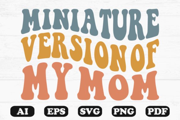 Miniature Version of My Mom Retro Wavy Review